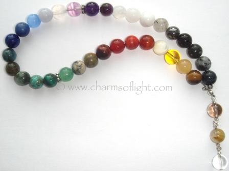 Multi-Gemstone worry bracelet